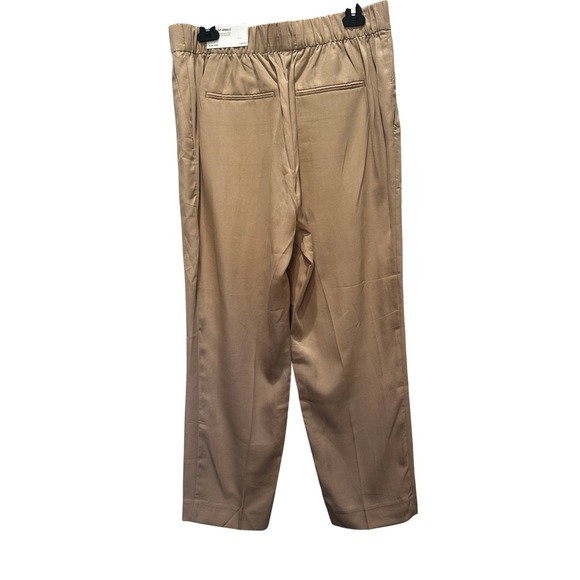 NWT Ann Taylor Petite Easy Ankle Pants High Rise Beige Large Petite - Picture 2 of 8